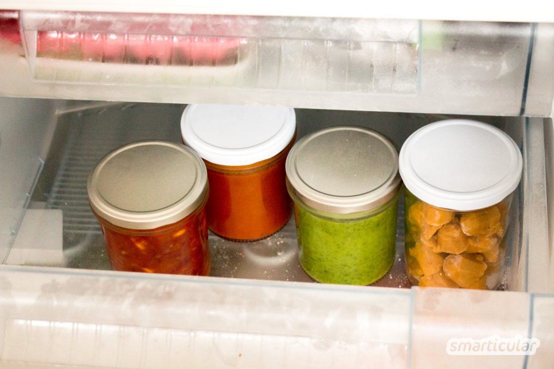 Suppen einfrieren im Glas - ganz ohne Müll und Plastik