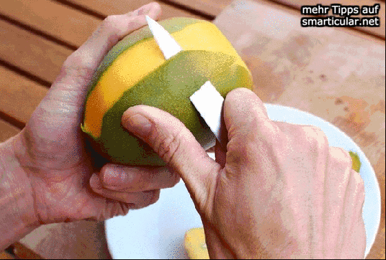 Mit diesen Tricks schneidest du Mangos perfekt