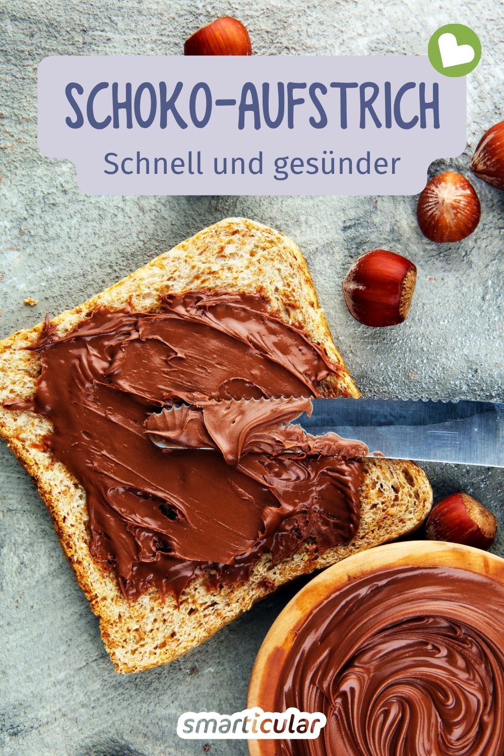 Du möchtest Schokoladen-Aufstrich selber machen? Mit diesem Rezept zauberst du eine leckere Creme ohne Palmöl und mit weniger Zucker.