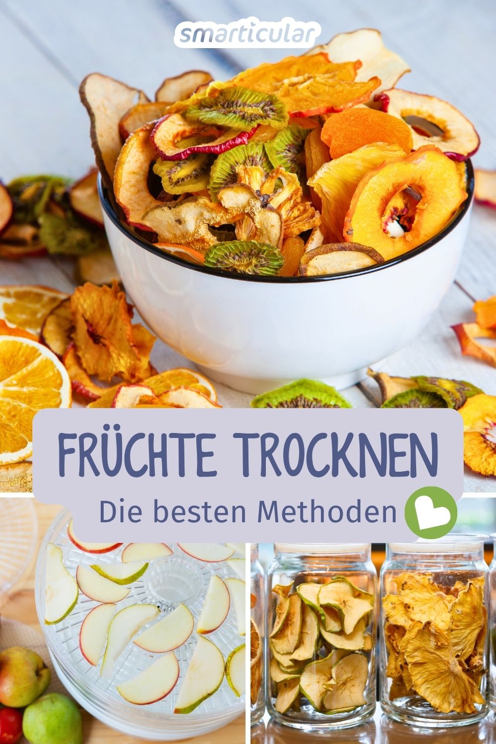 Wenn du viele Früchte übrig hast, probier sie doch mal zu trocknen und dadurch länger frisch zu halten.