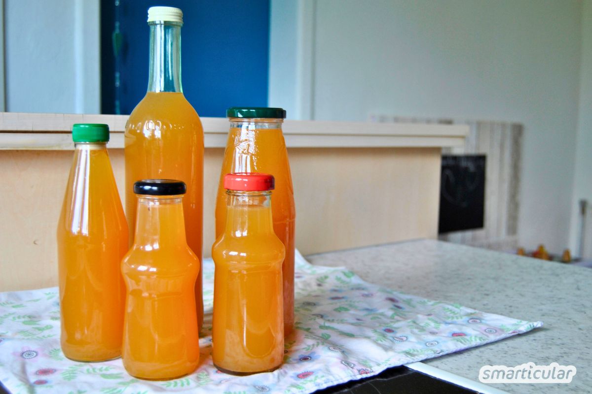 Apfelsaft ohne Entsafter selber machen