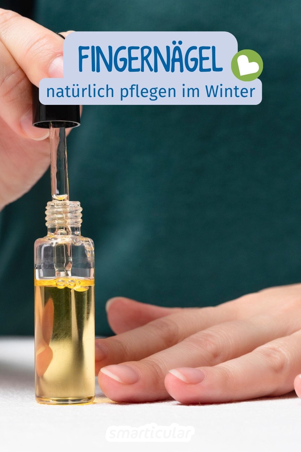 Finger und Nägel sind oft strapaziert - vor allem im Winter. Mit diesen natürlichen Mitteln kannst du deine Fingernägel pflegen und stärken.