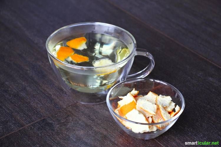 Leckerer Tee aus Orangenschalen - einfach und günstig