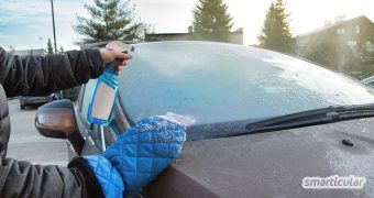 DIY-Enteiserspray - nie wieder Ärger mit vereisten Autoscheiben