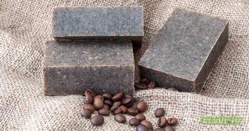 Seife mit Kaffeesatz? Warum denn das?