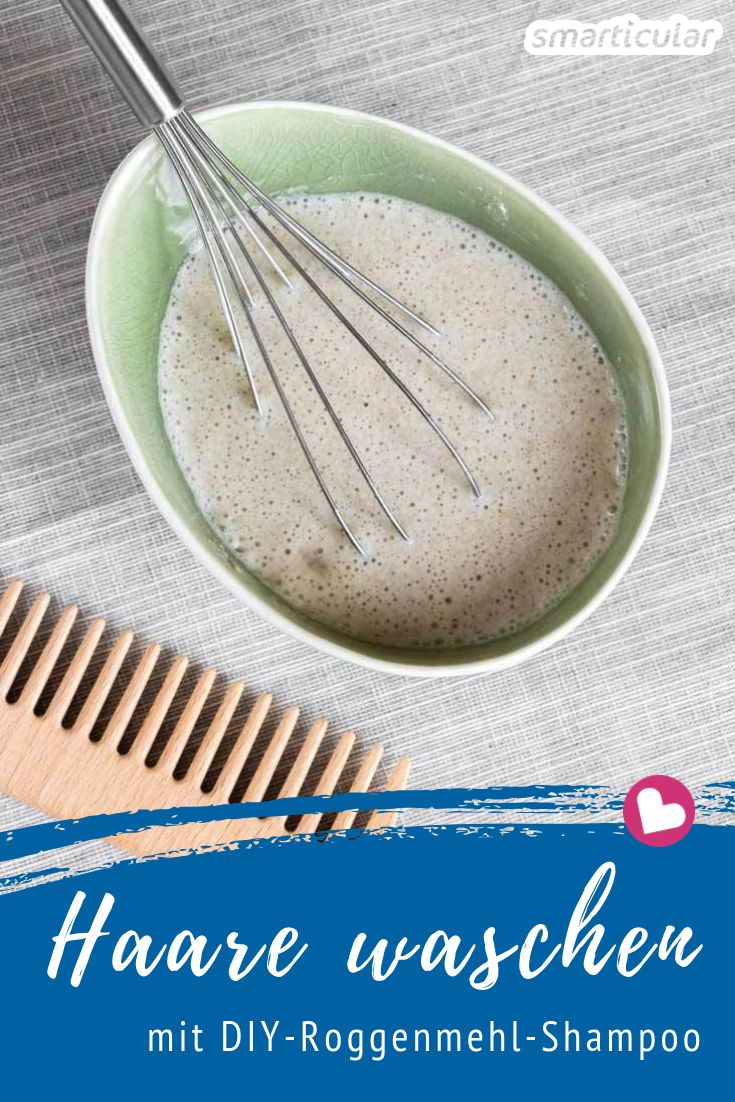 Das Waschen der Haare mit Roggenmehl ist eine natürliche und gesunde Alternative zu gängigen Shampoos. Probiere es aus!