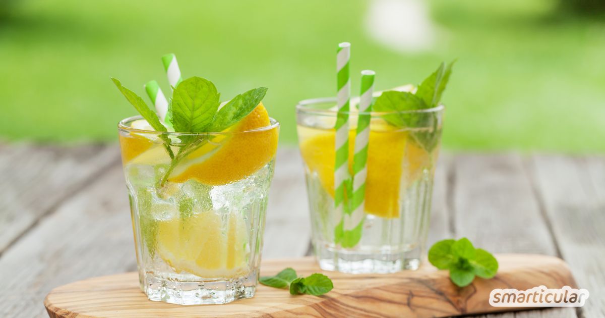 Im Sommer eine Erfrischung! Aber statt Cola & Co. lieber etwas gesundes? Mit diesen einfachen Rezepten zauberst du leckere, preiswerte Erfrischungsgetränke.