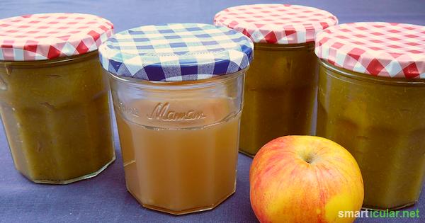 Marmeladen und Gelees ohne Gelierzucker? Apfelpektin ist eine Lösung. Aber warum Pektin kaufen, wenn du es einfach aus Fruchtresten selbst herstellen kannst