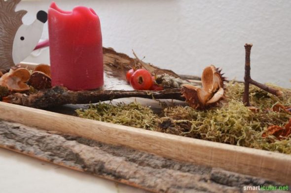 Statt billiger Plastikdeko lassen sich aus Naturmateralien wunderschöne Dekorationen für Haus und Garten basteln. Hier findest du ein paar schöne Anregungen