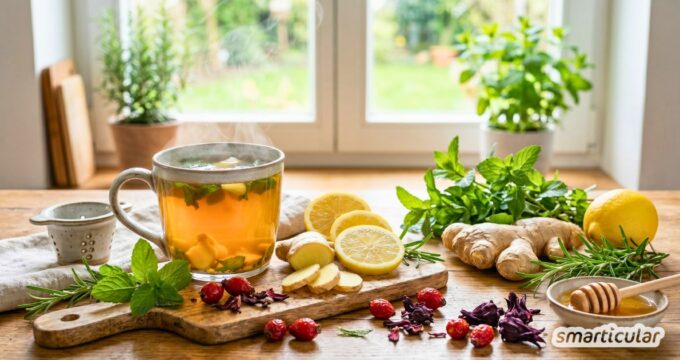 Fühlst du dich schlapp und antriebslos? Entdecke kraftvolle Pflanzen und ätherische Öle, die sanft die Stimmung aufhellen.