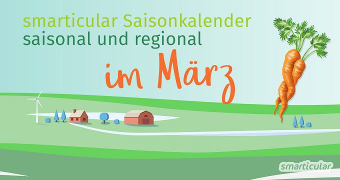 Die Natur sprießt, aber die regionale Ausbeute an Gemüse und Obst ist noch sehr überschaubar. Finde heraus, was du trotzdem regional und saisonal findest.