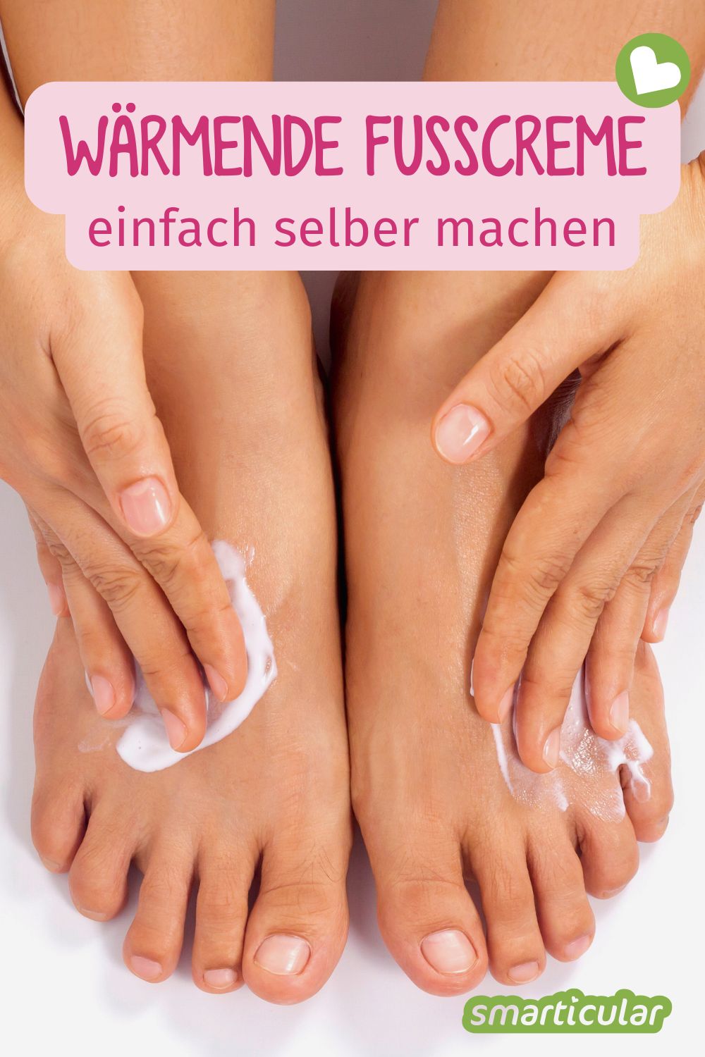 Mit diesem Rezept für eine wärmende Fußcreme sorgst du auch an kalten Tagen dafür, dass deine Füße schön warm bleiben - mit Ingwer und Zimt.