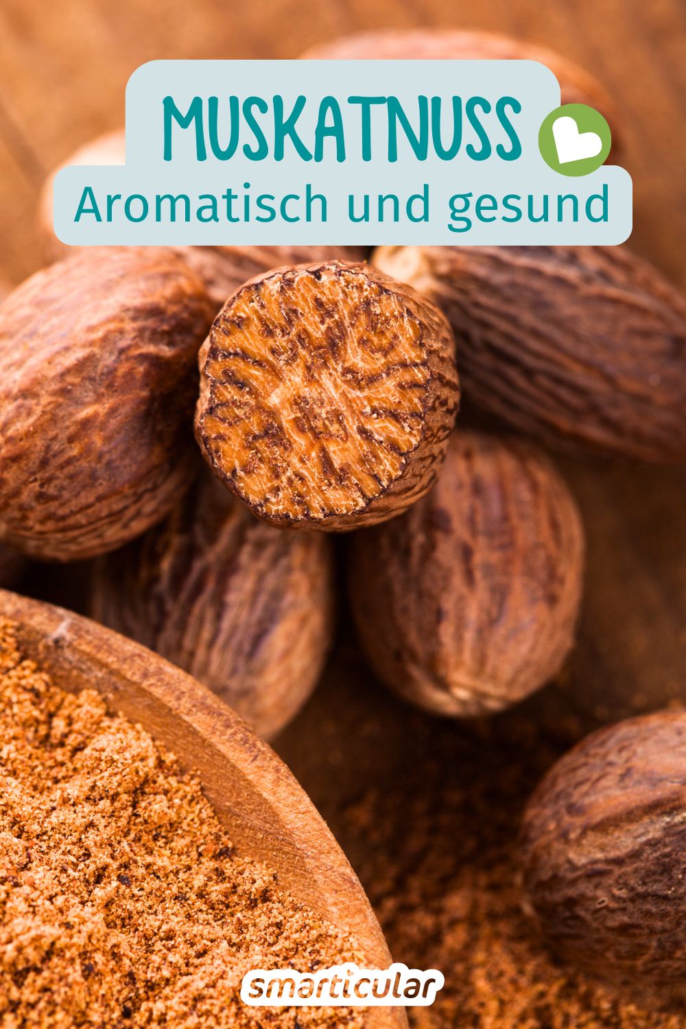 Vom Wundergewürz Muskatnuss reicht schon eine kleine Prise. Sie sorgt aber nicht nur für ein besonderes Aroma, sondern ist noch dazu gesund!