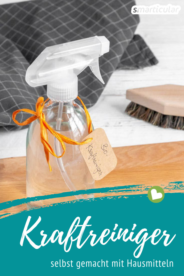Mit einfachsten Hausmitteln kannst du diesen Reiniger für Küche und Bad herstellen. Das Kraftpaket gegen Schmutz und Kalkablagerungen!