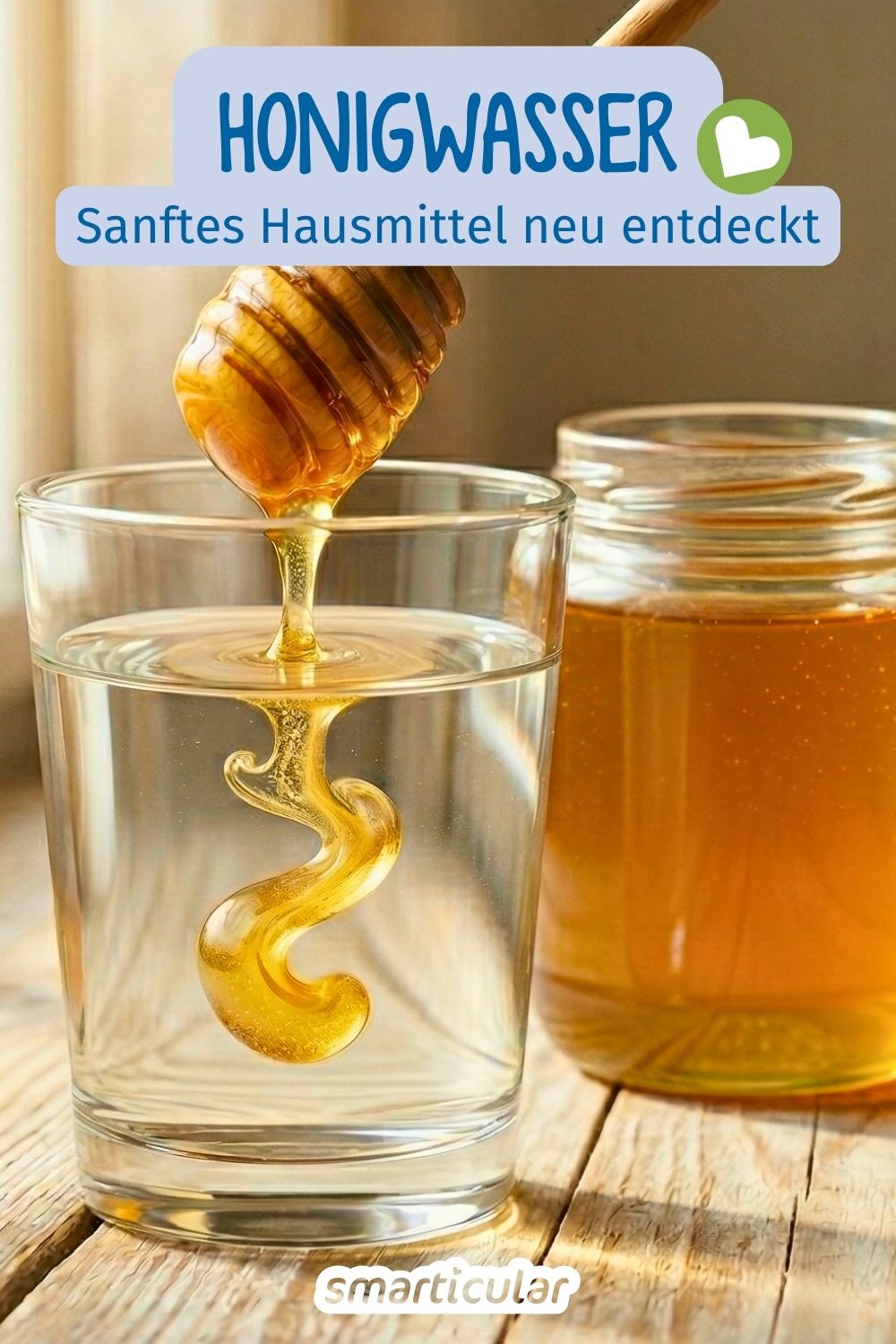 Entdecke die wohltuende Wirkung von Honigwasser! Wir zeigen die richtige Zubereitung, Variationen und klären über Gesundheitsmythen auf.