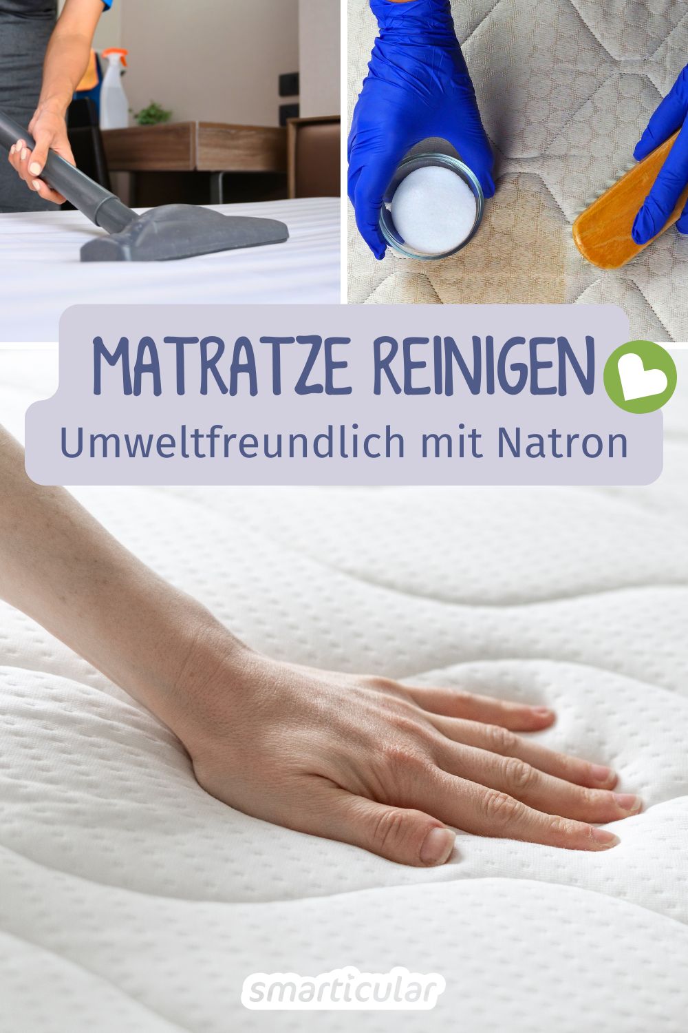 Müffelnde Matratzen mit Natron reinigen ist gar nicht schwer. Das Hausmittel entfernt preiswert und umweltfreundlich Flecken und Gerüche.