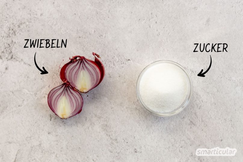 Zwiebelsaft Herstellen Mit Zucker