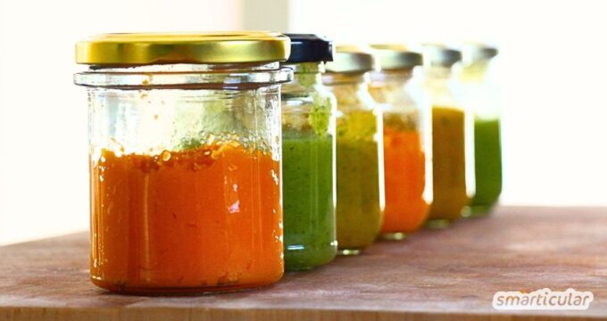 Die ersten Babybreie selber machen und portionsweise aufbewahren. Dieses Rezept zeigt, wie einfach es geht!