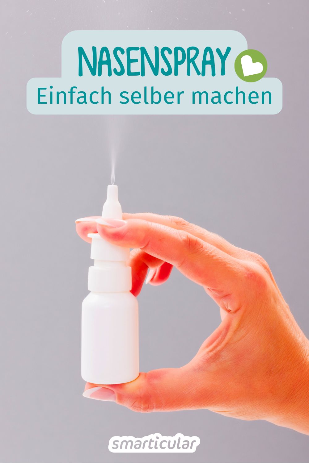 Schnupfennasen aufgepasst! So einfach kannst du ein schleimhautschonendes Nasenspray selber machen - im Handumdrehen aus nur drei Zutaten.