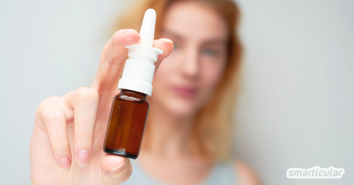Schnupfennasen aufgepasst! So einfach kannst du ein schleimhautschonendes Nasenspray selber machen - im Handumdrehen aus nur drei Zutaten.