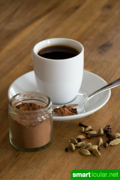 Kaffeegewürz selber machen - orientalischer Genuss statt Koffein und Zucker