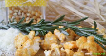 Wie du Amaranth-Popcorn und weitere Varianten des beliebten Knabber-Klassikers ohne Fett dafür mit viel Aroma preiswert selber machst.