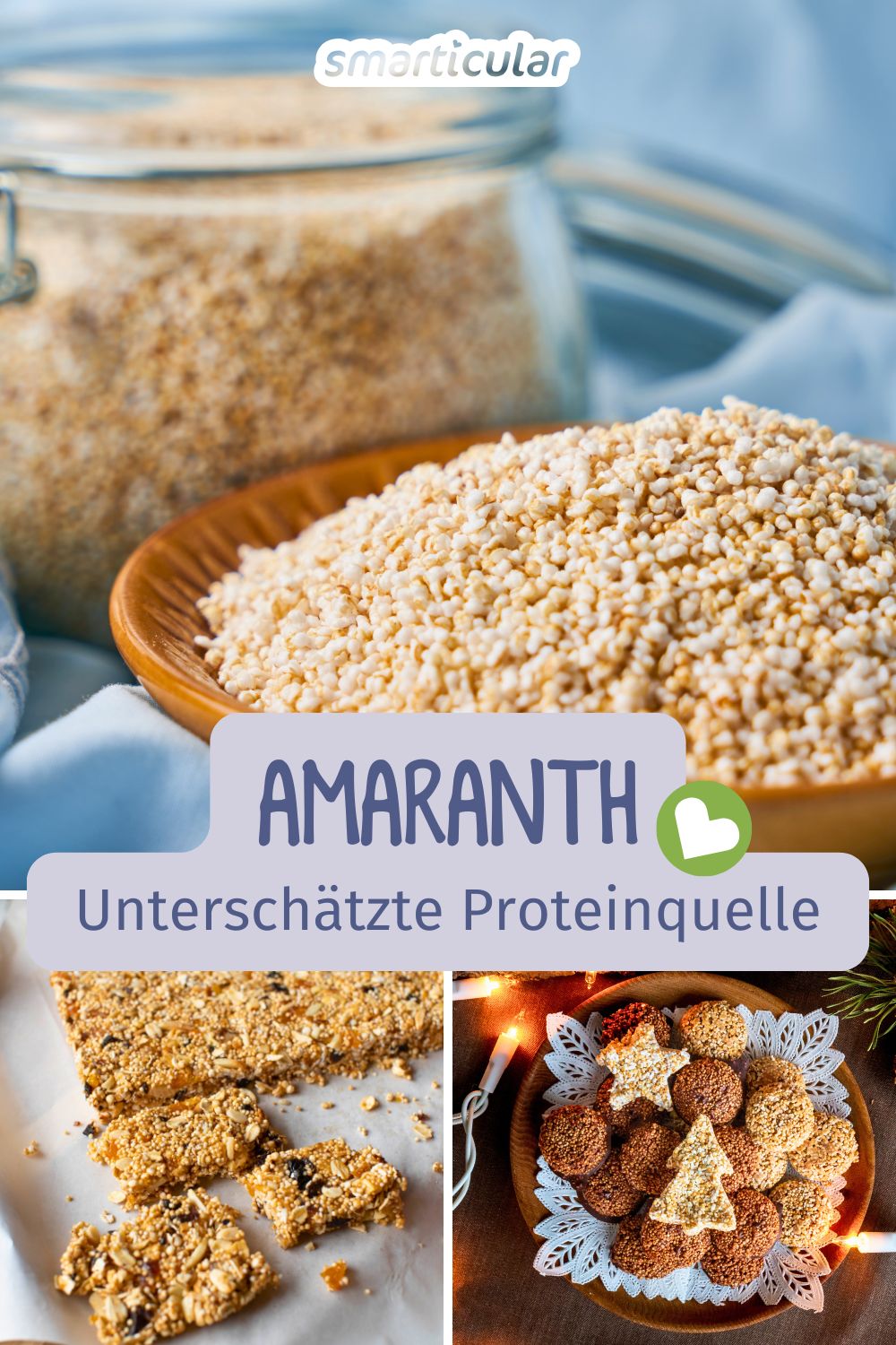 Du suchst nach glutenfreien Alternativen oder nach einer pflanzlichen Quelle für Protein? Dann sind diese Amaranth-Rezepte genau das Richtige für dich!