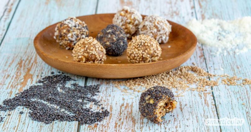 Energieschub gefällig? Diese rohköstlichen Energy-Balls aus deinen Lieblingszutaten versorgen dich mit langanhaltender Power.