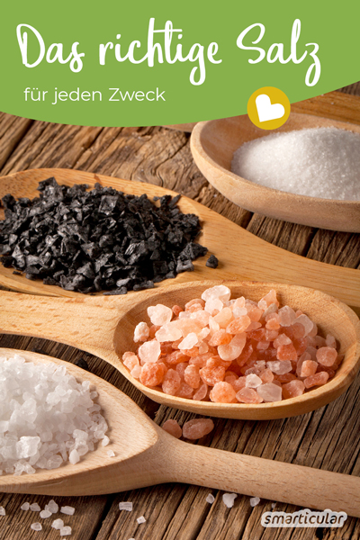 Im Handel gibt es zahlreiche Sorten von Salz mit unterschiedlichen Zusätzen und Werbeversprechen. Doch gutes Salz muss weder teuer sein, noch von ganz weit her kommen.