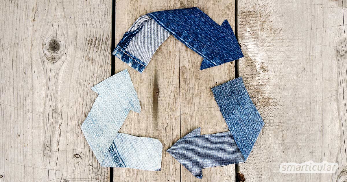 Hier findest du zahlreiche Upcycling-Ideen, mit denen sich alte Jeans kreativ verwerten lassen. Denn der stabile Stoff ist viel zu schade zum Wegwerfen!