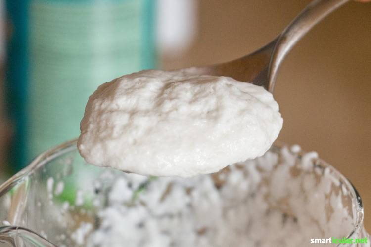 Vegane Schlagsahne aus Kokosmilch einfach selber machen Rezept und Anleitung