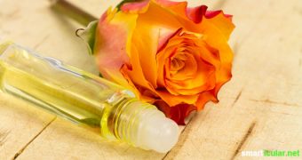 Ätherische Öle helfen unserer Psyche, lindern Kopfschmerzen und mehr. Ihre Wirkung kannst du dir mit selbst gemachten Aroma-Roll-Ons zu nutze machen!