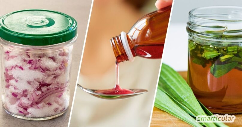 Hustenmittel aus der Apotheke kannst du dir sparen. Denn mit diesen Rezepten lässt sich kinderleicht ein lindernder Hustensaft selber machen.