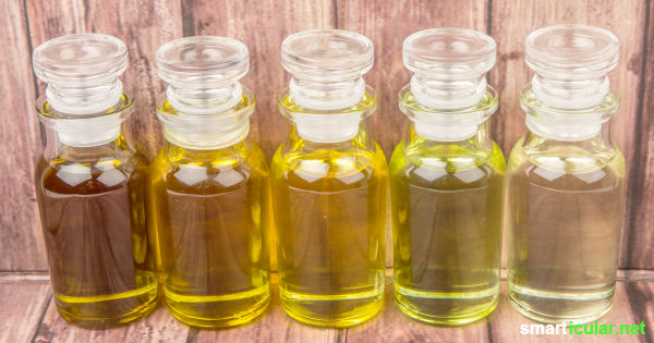 Hochwertige Pflanzenöle sind nicht nur für die Ernährung wichtig, sondern unterstützen auch die natürliche Hautpflege. Geeignete Öle für jeden Hauttyp!