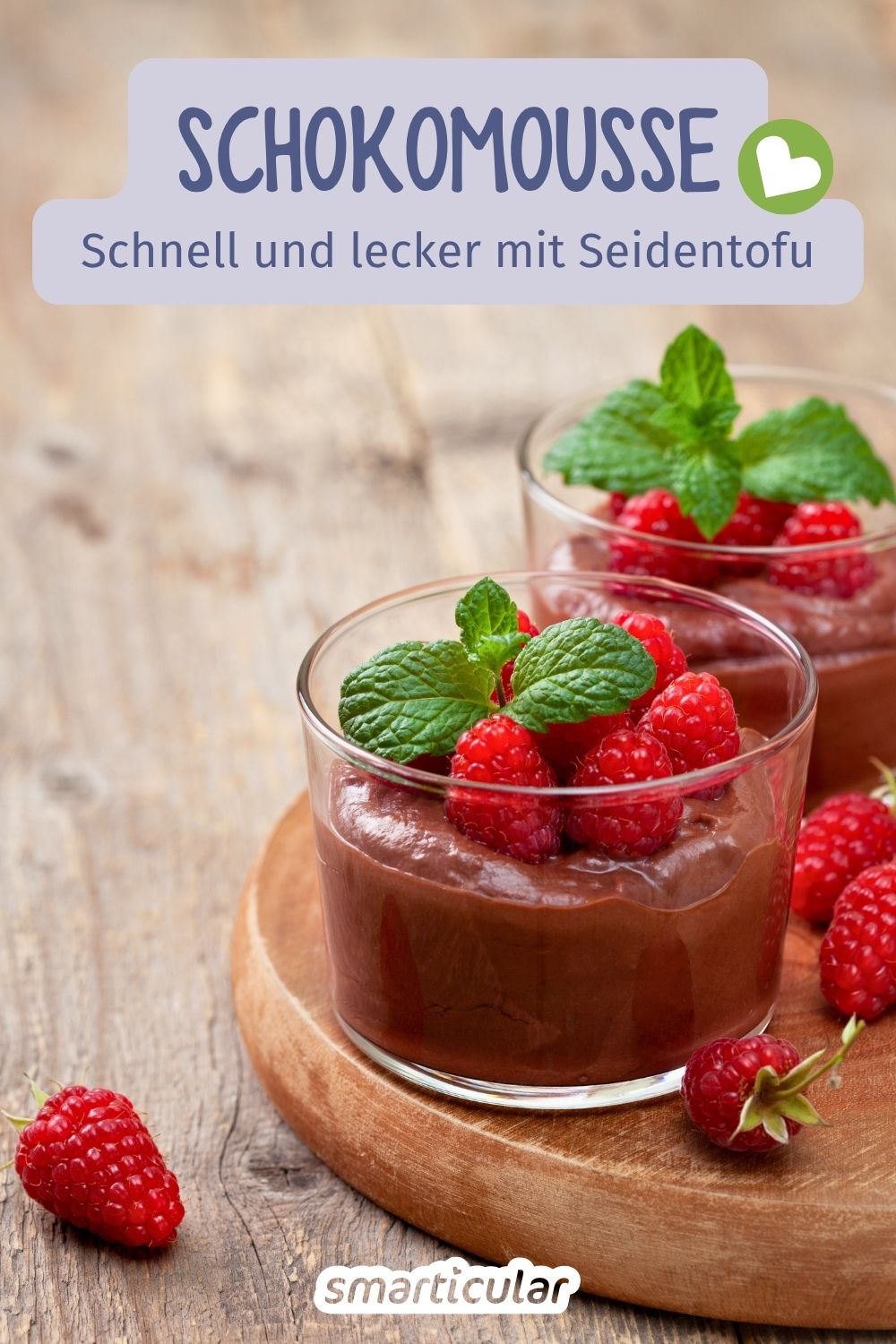 Ohne Sahne, ohne Ei: Mit diesem blitzschnellen Rezept für Schokomousse mit Seidentofu sparst du Kalorien, ohne auf Geschmack zu verzichten!