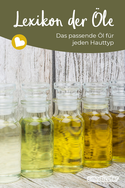 Das richtige Öl gegen Pickel, Falten, Trockenheit oder Rötungen - hier findest du alles, was du wissen musst, um mit selbst gemachter Kosmetik aus Pflanzenölen deinen Hauttyp zu pflegen.