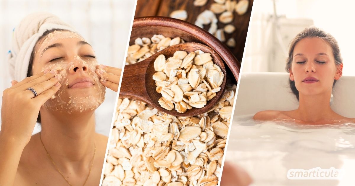 Schluss mit gereizter Haut! Eine Hautpflege mit Haferflocken beruhigt sofort. Ob als Bad, Maske oder Peeling – deine Haut wird es lieben.