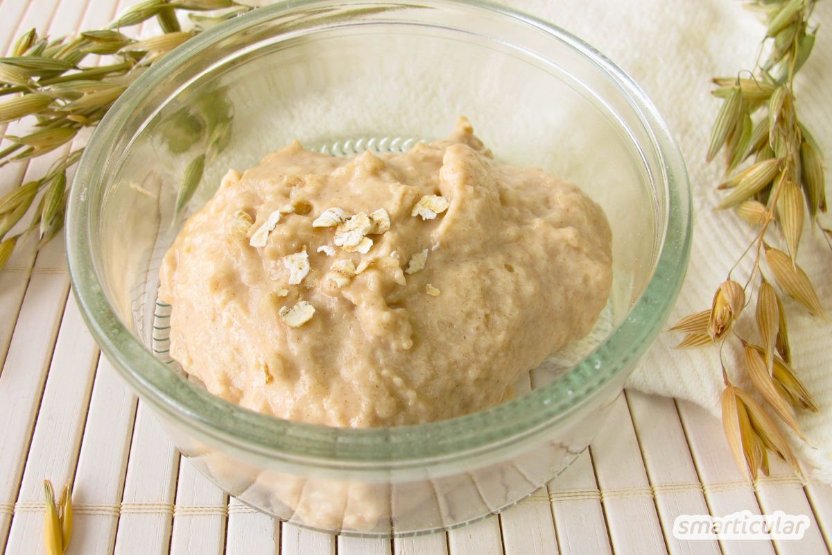 Schluss mit gereizter Haut! Eine Hautpflege mit Haferflocken beruhigt sofort. Ob als Bad, Maske oder Peeling – deine Haut wird es lieben.