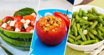Für saisonale Rezepte im Juli steht eine große Fülle an erntefrischem Gemüse und Obst zur Verfügung - entdecke dein Lieblingsgericht!