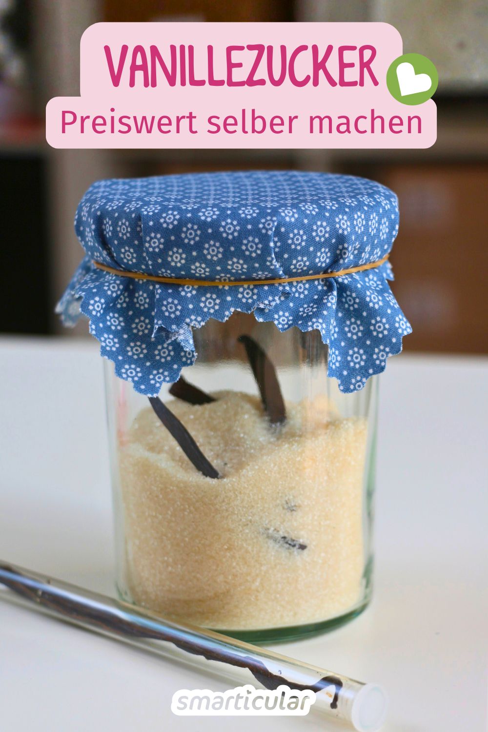 Vanillezucker selber machen statt teuer kaufen! Mit diesem einfachen Rezept verwertest du Vanilleschoten nachhaltig und sparst bares Geld.