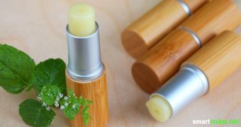So einfach kannst du dir aus wenigen natürlichen Zutaten einen pflegenden Lippenbalsam mit Minz-Zitronen Aroma herstellen.