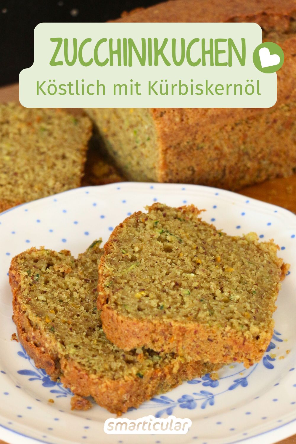 Wenn du keine Lust mehr hast auf gekochte, gebratene und gebackene Zucchini, ist dieses Rezept für süßen Zucchinikuchen genau das Richtige.
