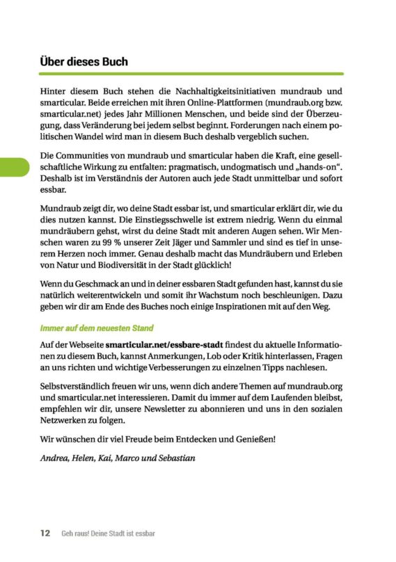 Geh raus! Deine Stadt ist essbar - Leseprobe