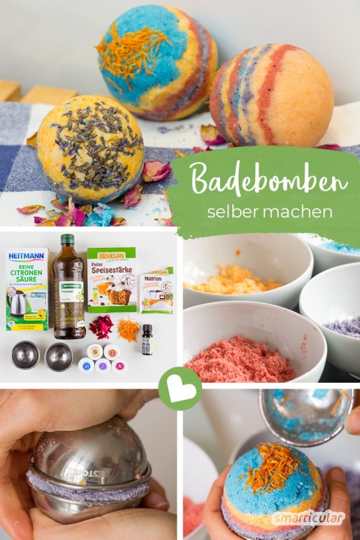 Gift Republic Badebomben Set 6 Stück – Psychedelische Pilz-Motive, Bunt Sprudelnd & Duftend