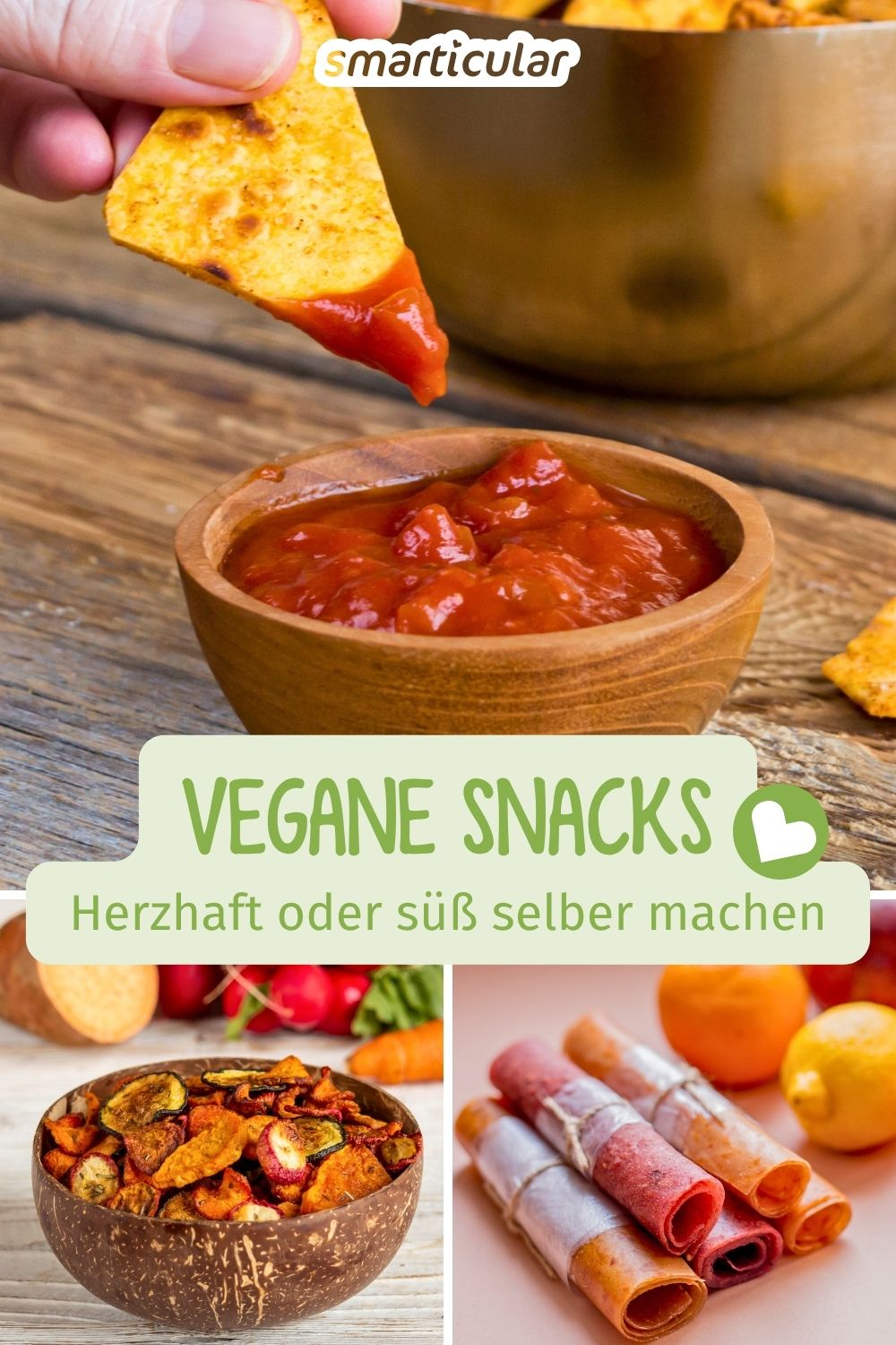 Warum sind vegane Snacks so teuer? Mit diesen Rezepten kannst du herzhaftes und süßes Fingerfood ohne tierische Inhaltsstoffe selber machen.