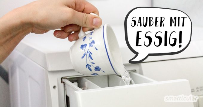 Statt Waschmittel: Mit einfachem Tafelessig kannst du genauso gut die Wäsche waschen - textilschonend, umweltfreundlich und preiswert.