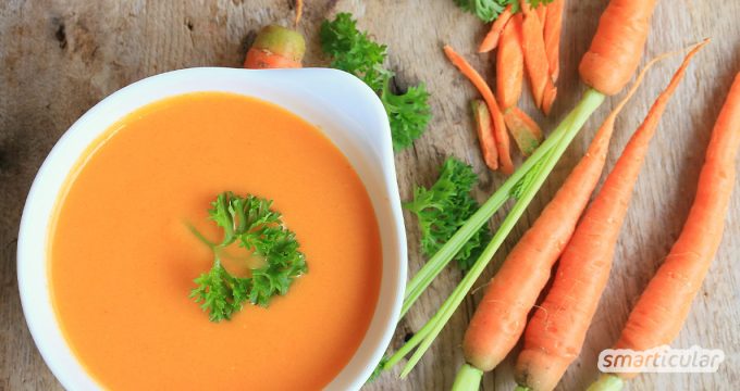 Besser als Tabletten: Morosuppe aus Karotten wirkt gegen Durchfall bei Kindern und Erwachsenen, ganz ohne Nebenwirkungen.