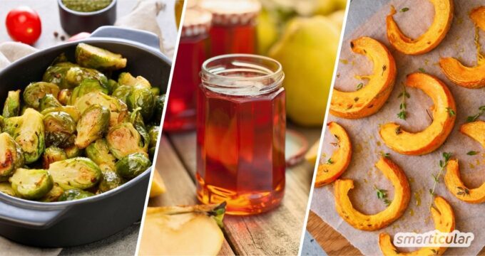 Diese saisonalen Rezepte im Oktober setzen den Schwerpunkt auf Gemüse, Obst und Wildfrüchte, die jetzt aus regionalem Anbau verfügbar sind.