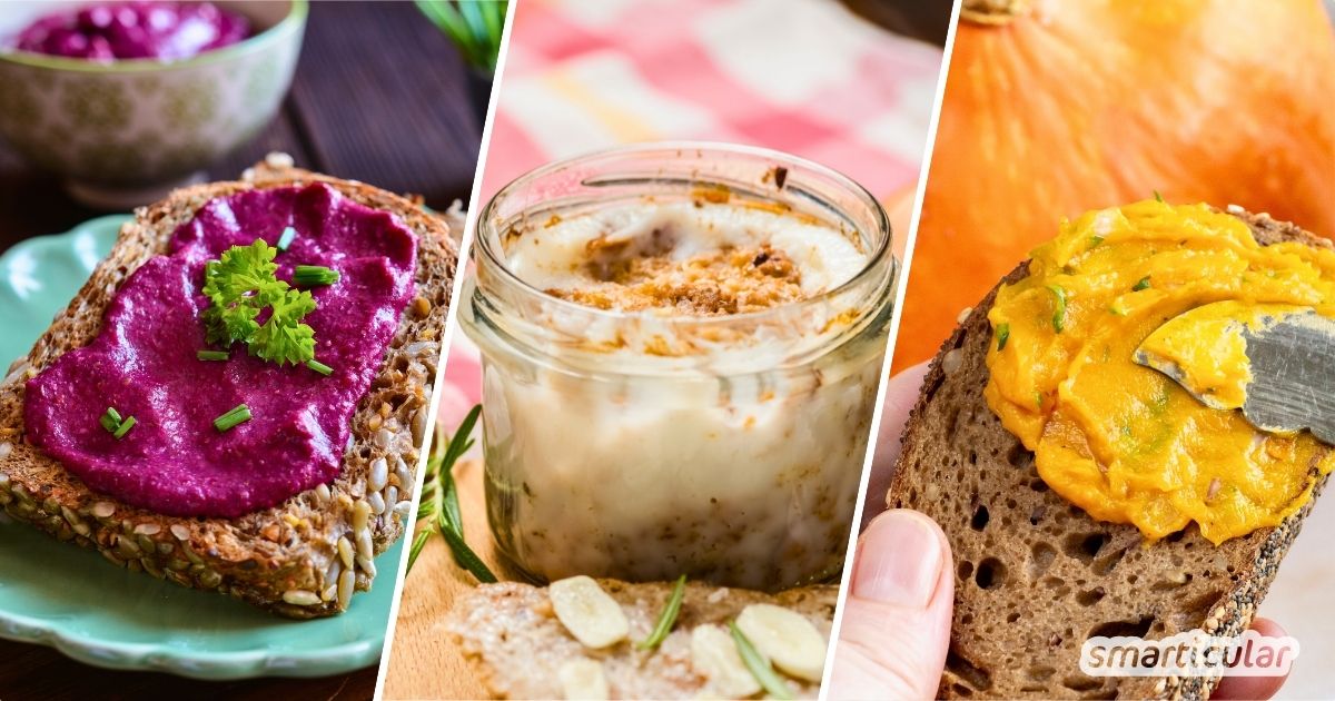 Es muss nicht immer Käsebrot sein. Diese herbstlichen Brotaufstriche bringen Abwechslung auf deine Schnitte - mit typischem Herbstgemüse.