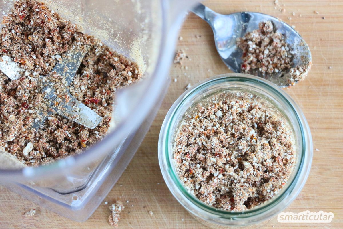 umami-gewuerz-selber-machen-3 Du brauchst nur drei einfache Zutaten, um ein Umami-Gewürz selber zu machen! Es sorgt für herzhaften Geschmack in pflanzlichen Gerichten.